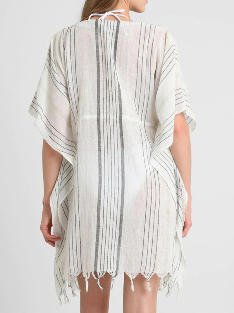 Tunique de plage Ibiza Ecru - Kiabi