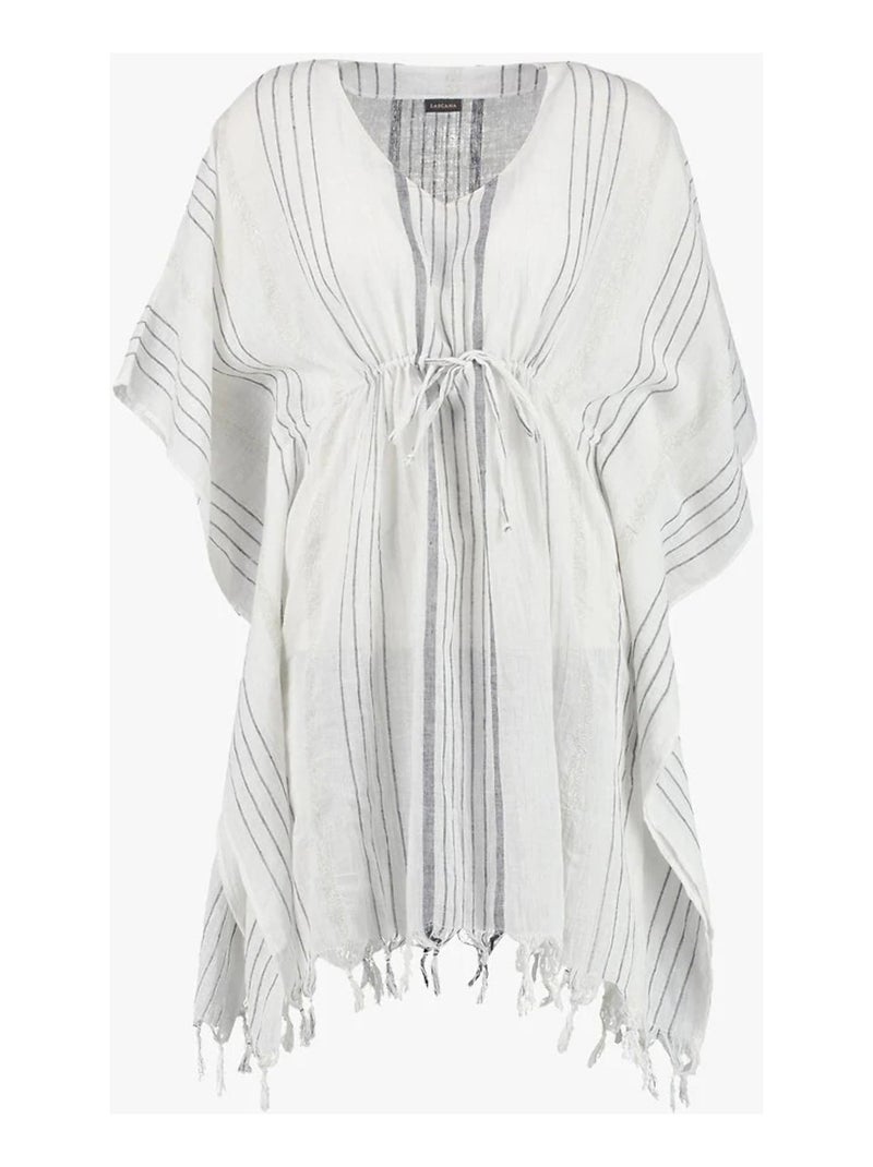 Tunique de plage Ibiza Ecru - Kiabi
