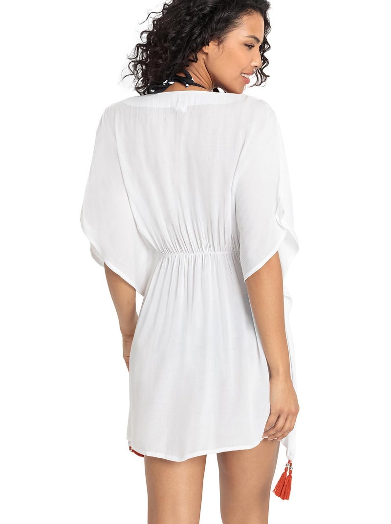 Tunique de plage Malia Blanc - Kiabi