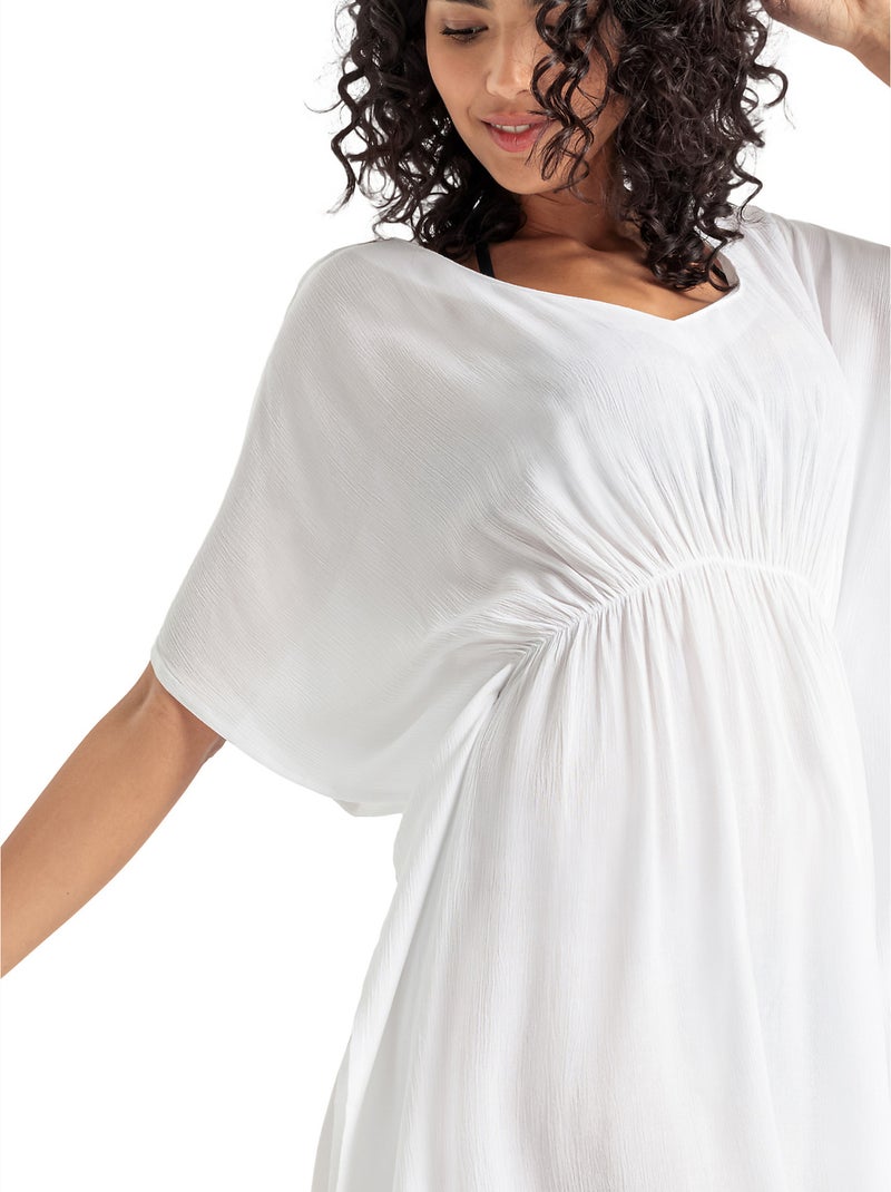 Tunique de plage Malia Blanc - Kiabi