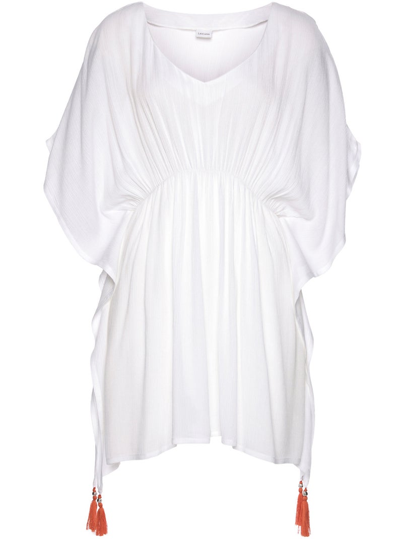Tunique de plage Malia Blanc - Kiabi