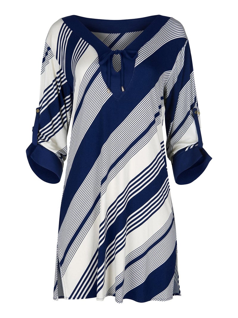 Tunique de plage Quinby Bleu - Kiabi