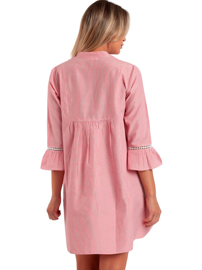 Tunique de plage Sail Time Rouge - Kiabi