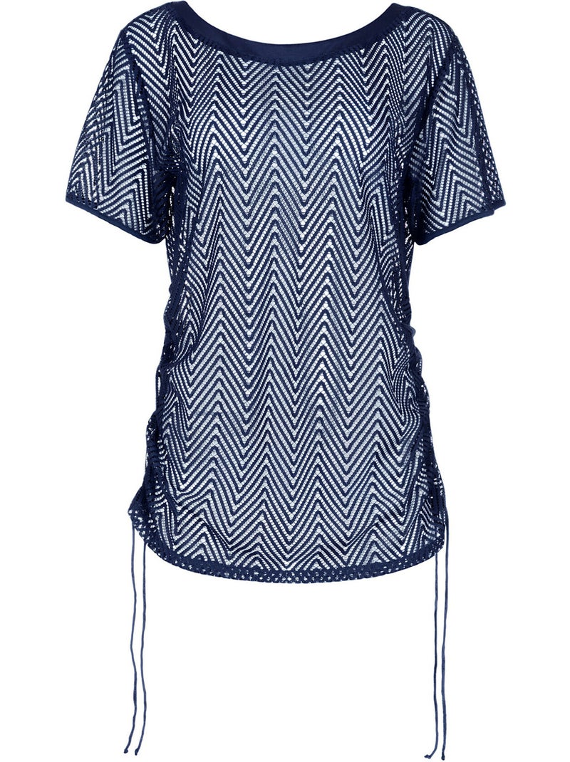 Tunique de plage Santorini Bleu - Kiabi