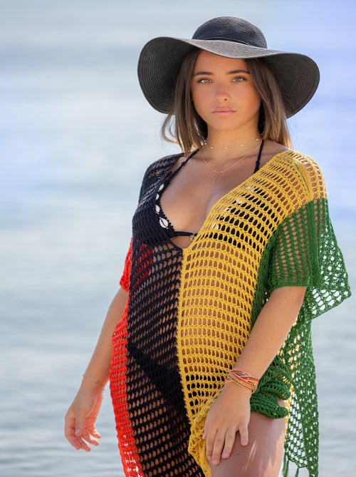 Tunique de Plage Strip Paola - Kiabi