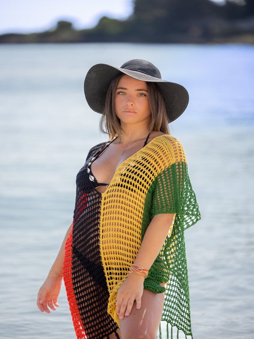 Tunique de Plage Strip Paola - Kiabi