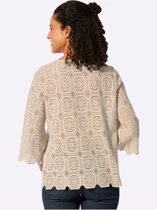 Tunique En Dentelle 80% Coton - Taille Standard - Witt - Kiabi Tunique En Dentelle 80% Coton - Taille Standard - Witt - Kiabi