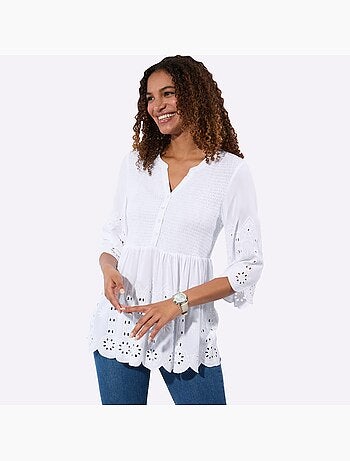Tunique En Dentelle Pure Viscose - Taille Standard - Witt