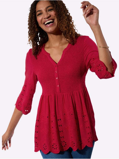 Tunique En Dentelle Pure Viscose - Taille Standard - Witt - Kiabi