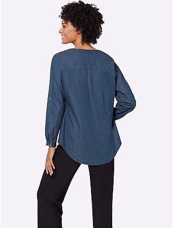 Tunique en jean pur coton - taille standard - witt