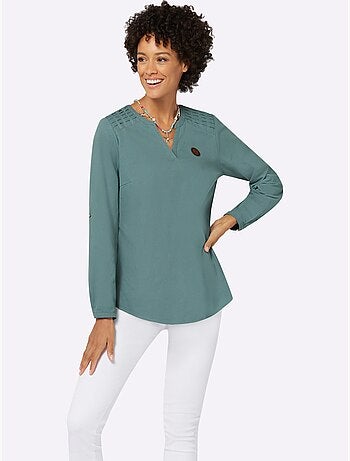Tunique en jean pur coton - taille standard - witt