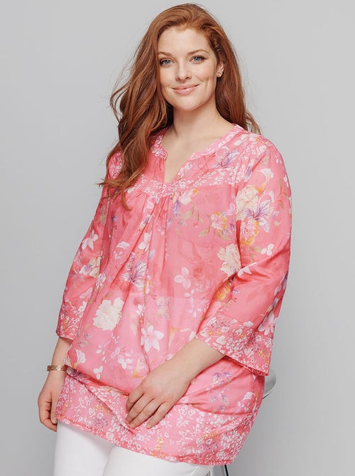 Tunique en voile imprimé - AFIBEL - Kiabi