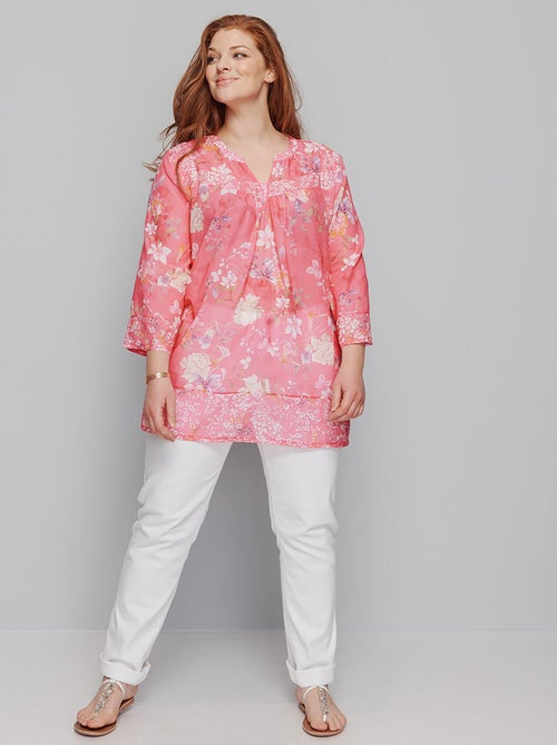 Tunique en voile imprimé - AFIBEL - Kiabi