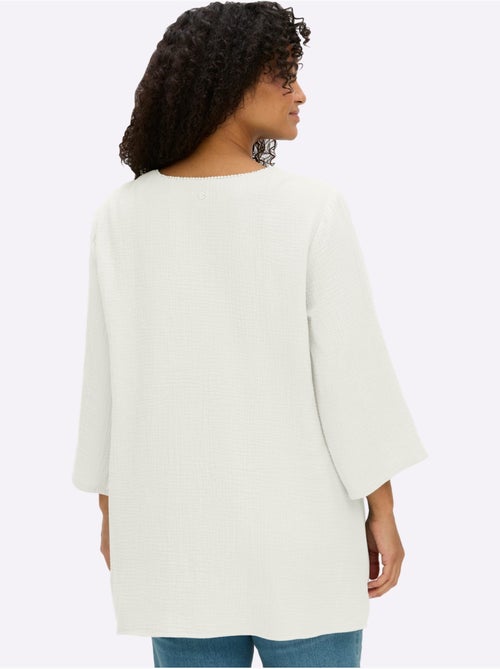 Tunique Encolure En V Affinante - Taille Standard - Sheego - Kiabi Tunique Encolure En V Affinante - Taille Standard - Sheego - Kiabi