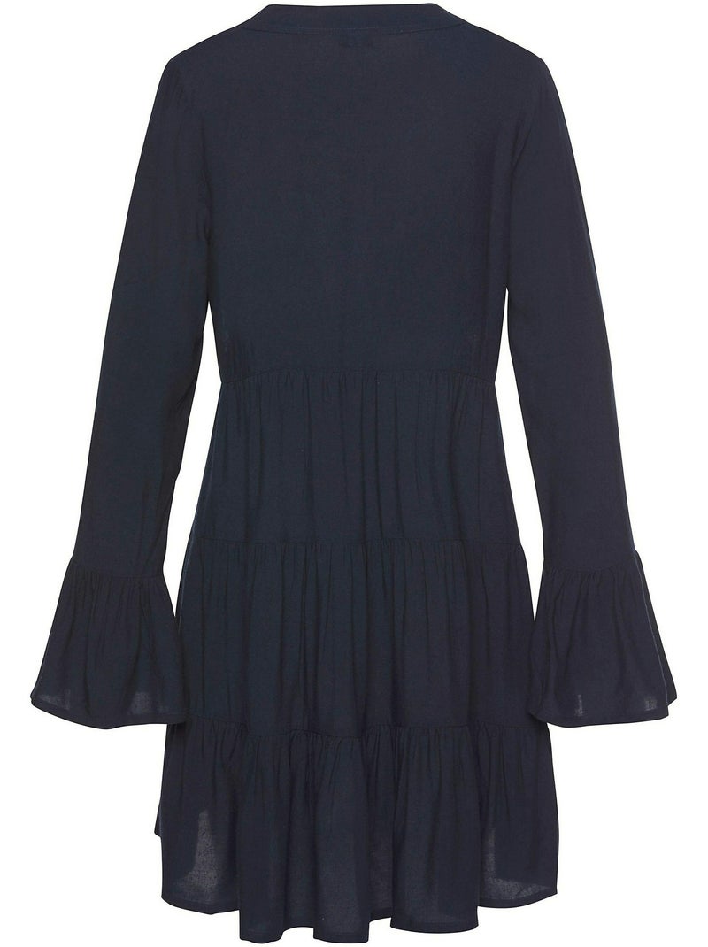 Tunique estivale chemisier lola Bleu marine - Kiabi