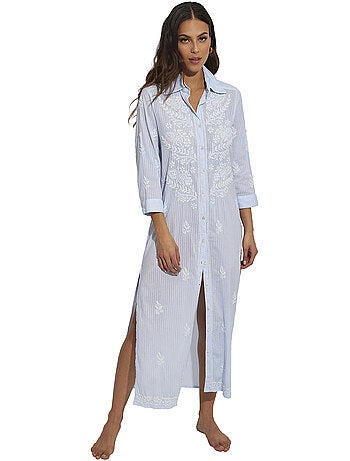 Tunique estivale longue brodée Complementos