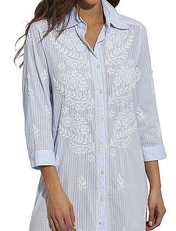 Tunique estivale longue brodée Complementos