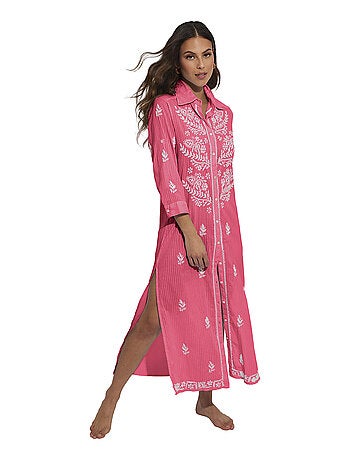 Tunique estivale longue brodée Complementos