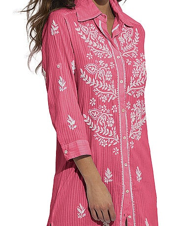 Tunique estivale longue brodée Complementos