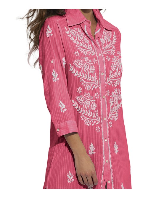 Tunique estivale longue brodée Complementos - Kiabi