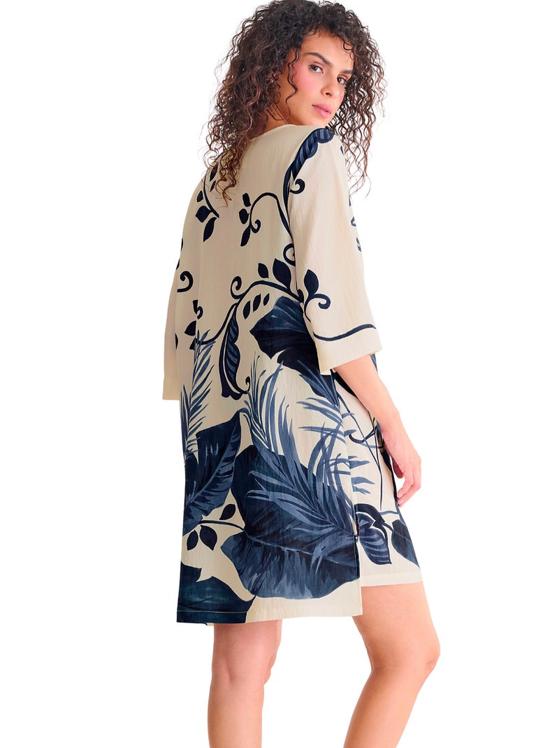 Tunique estivale PORTOFINO Bleu - Kiabi