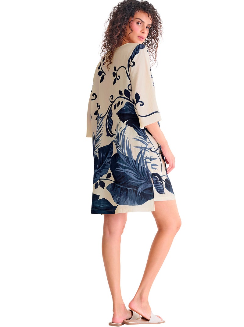 Tunique estivale PORTOFINO Bleu - Kiabi