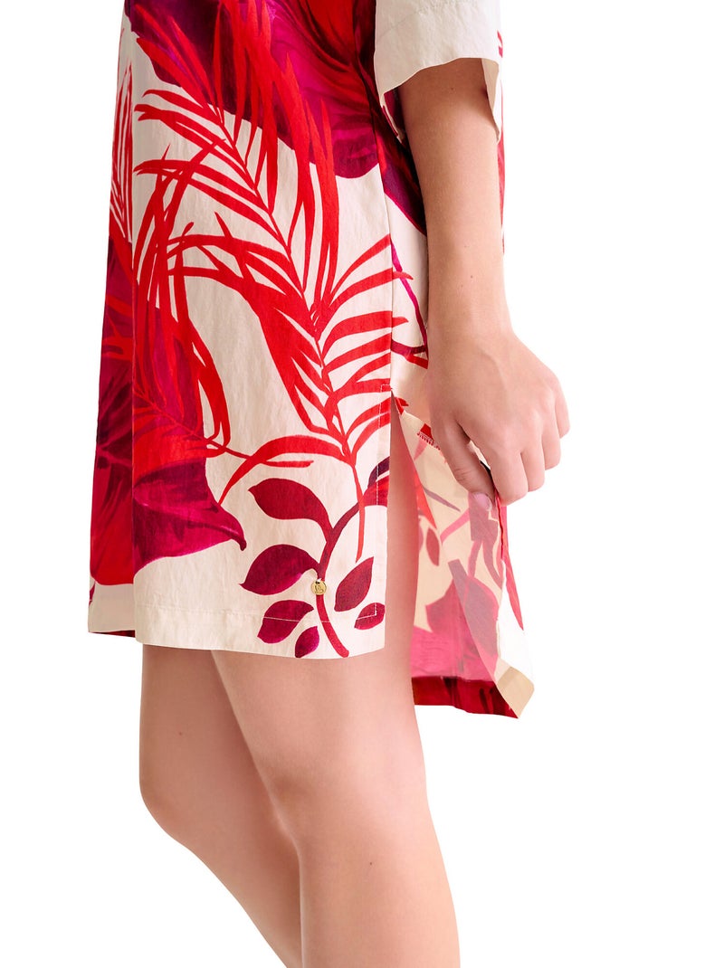 Tunique estivale PORTOFINO Rouge - Kiabi