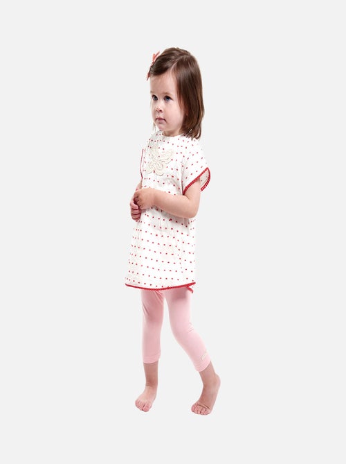 TUNIQUE ET LEGGING ROSE - Kiabi