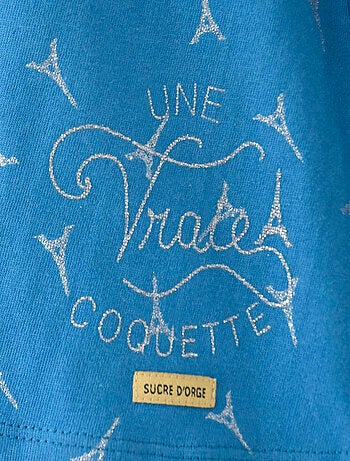 TUNIQUE FILLE IMPRIMEE COQUETTE