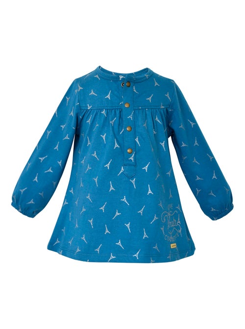 TUNIQUE FILLE IMPRIMEE COQUETTE - Kiabi