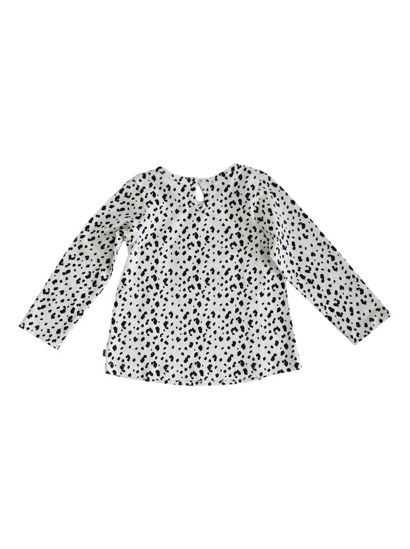 TUNIQUE FILLE LOOK GIRLY Gris - Kiabi