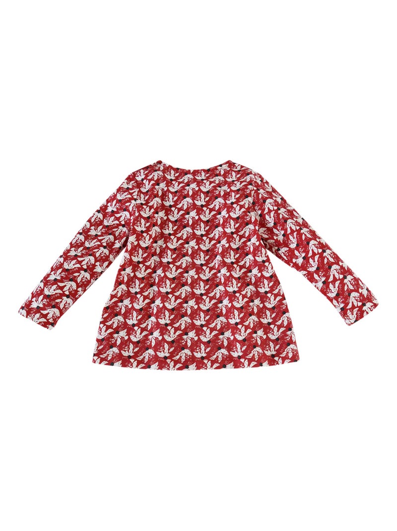 TUNIQUE FILLE LOOK RENTREE Rouge - Kiabi