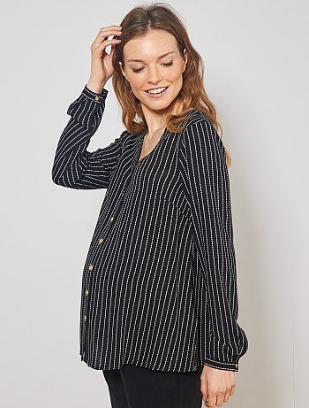 Tunique fluide de maternité - Kiabi