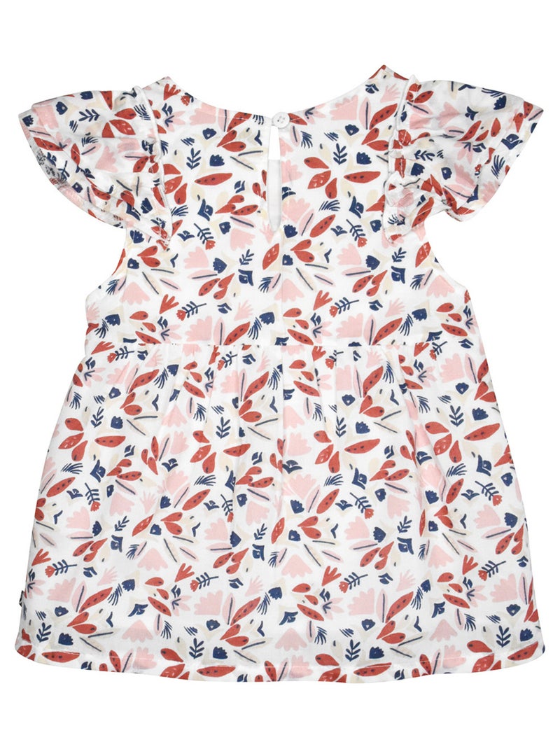 TUNIQUE GINNY MANCHES COURTES ENFANT Blanc - Kiabi