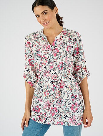 Tunique imprimée pure viscose - Damart
