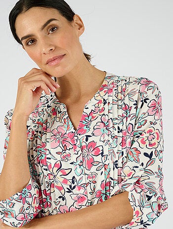 Tunique imprimée pure viscose - Damart