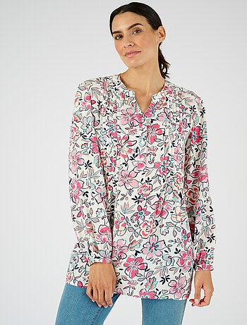 Tunique imprimée pure viscose - Damart
