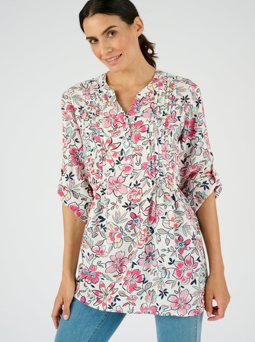 Tunique imprimée pure viscose - Damart - Kiabi