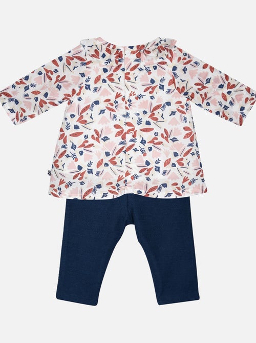 TUNIQUE JEGGING CHAUSSETTES GLAWDYS MANCHES LONGUES NAISSANCE - Kiabi