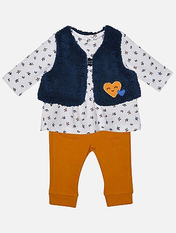 TUNIQUE JEGGING ET GILET FABRINA