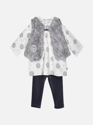 TUNIQUE JEGGING GILET FLORITA