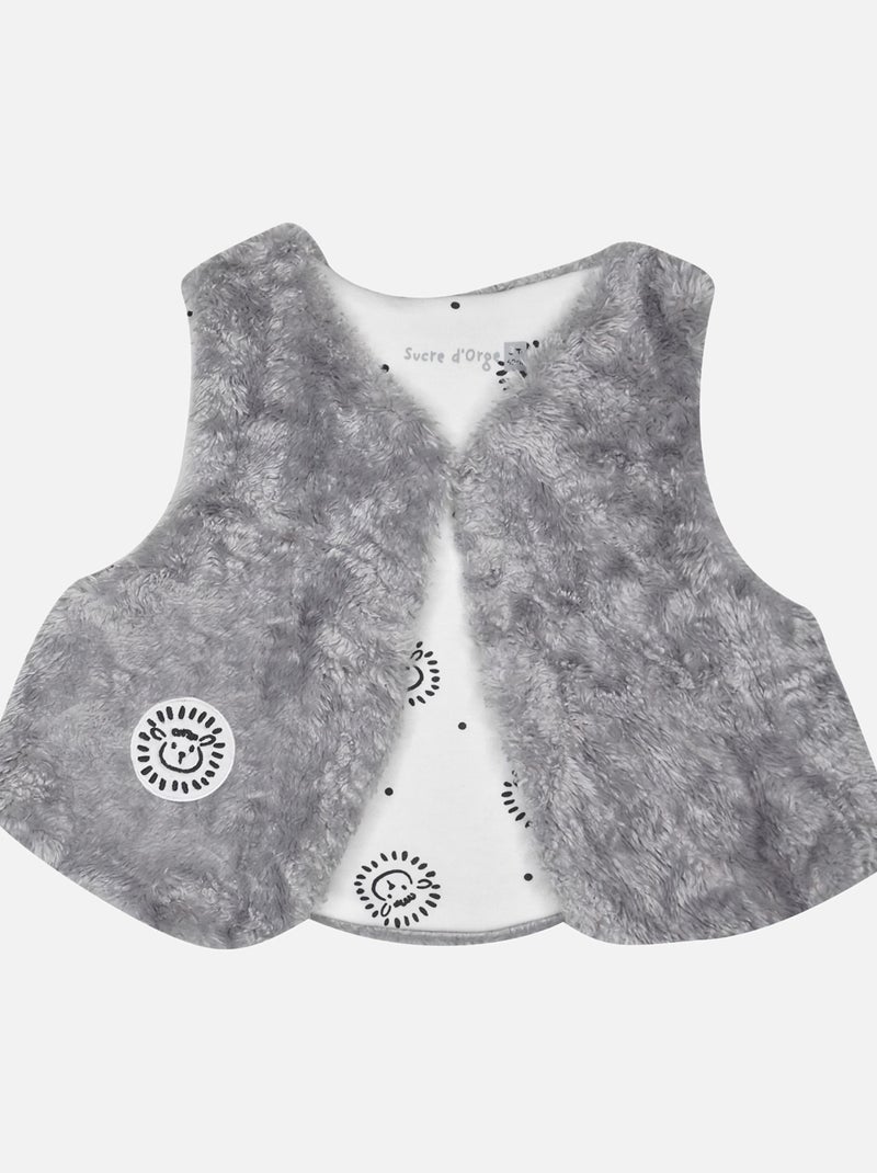 TUNIQUE JEGGING GILET FLORITA Blanc - Kiabi