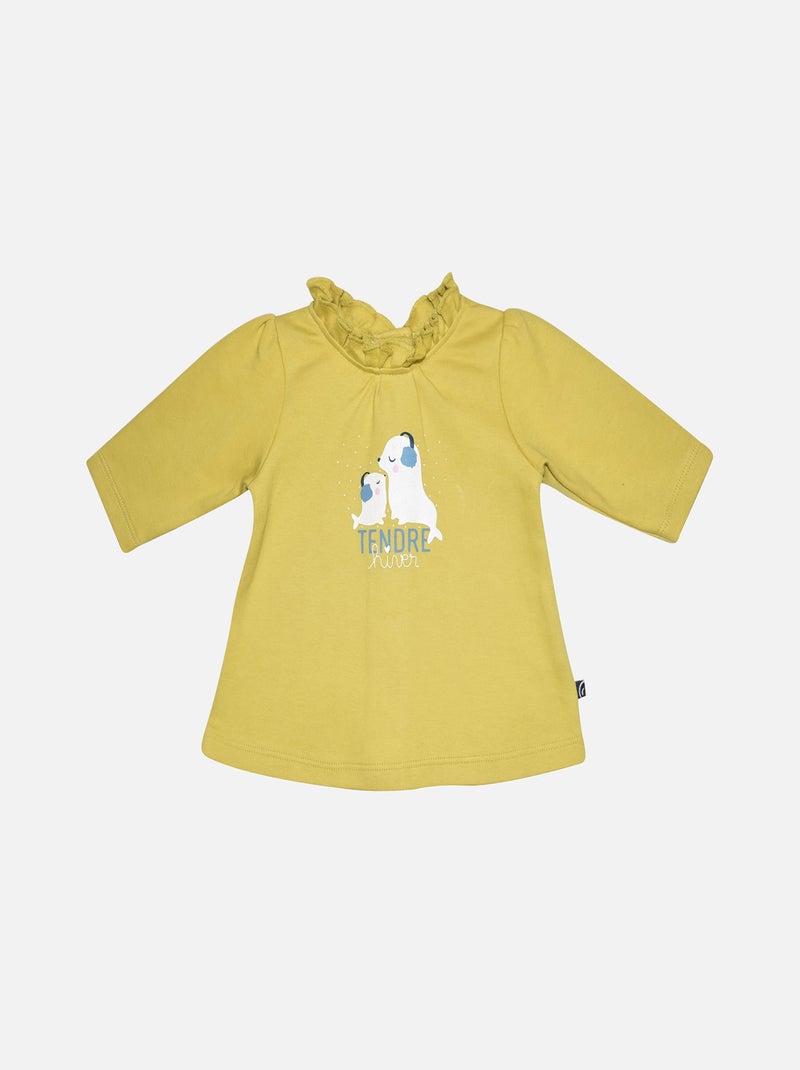TUNIQUE JEGGING MARINE MARILOU Jaune - Kiabi