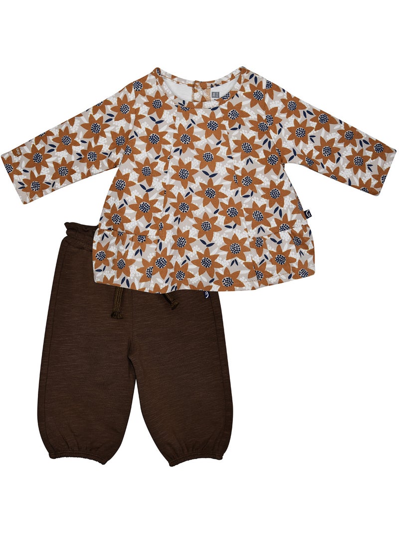 TUNIQUE JEGGING MARTINE SERGE BEBE Marron - Kiabi