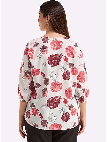 Tunique Joli Motif Floral - Taille Standard - Sheego