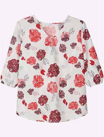 Tunique Joli Motif Floral - Taille Standard - Sheego