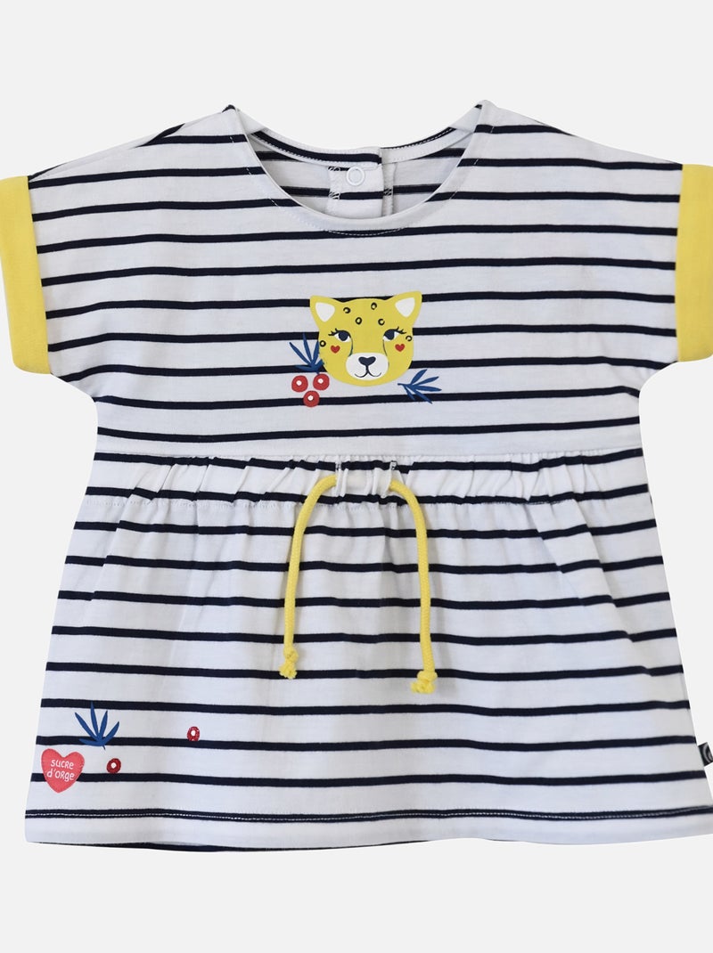 TUNIQUE + LEGGING COURT ESHA Blanc - Kiabi