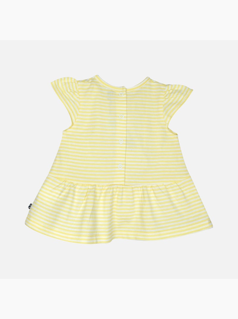 TUNIQUE LEGGING GRANNY BEBE Blanc - Kiabi