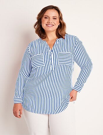 Tunique liquette longue rayée - Afibel