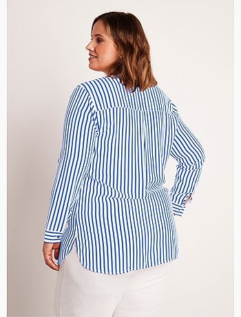 Tunique liquette longue rayée - Afibel